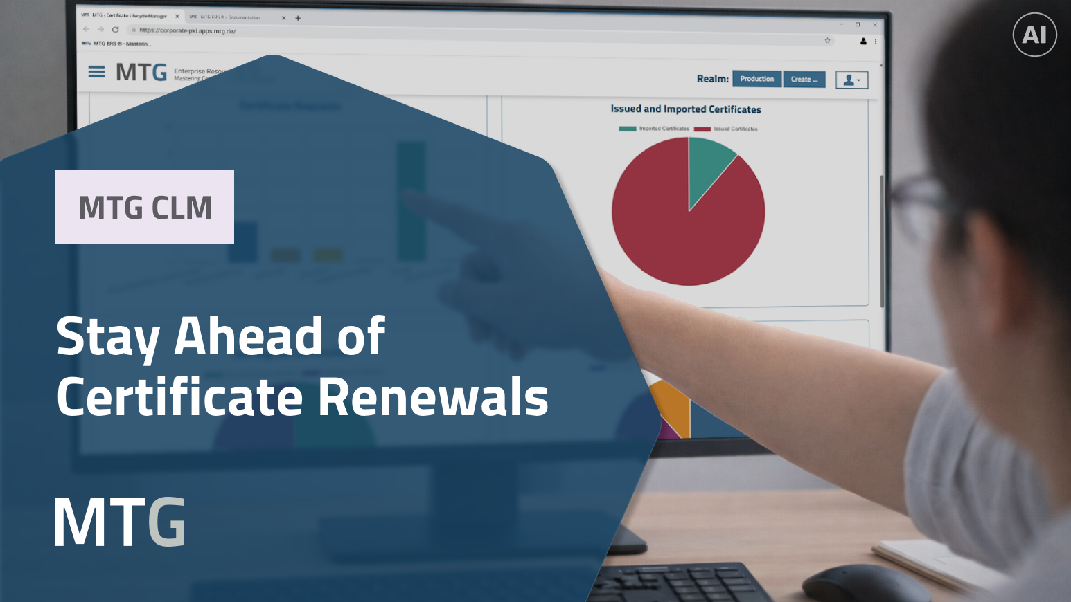 Stay Ahead of Certificate Renewald! MTG CLM: Quick Dashboard Overview (© MTG AG)