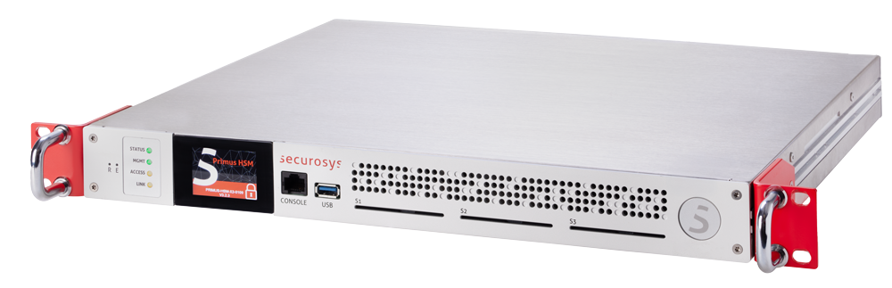 Securosys General Purpose Hardware Security Module - HSM (© Securosys SA) Securosys General Purpose Hardware Security Module - HSM (© Securosys SA)