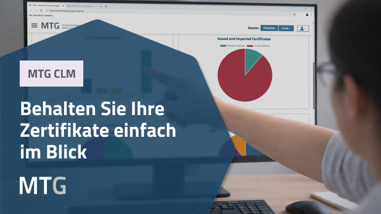  Behalten Sie Ihre Zertifikate einfach im Blick! MTG CLM: Kompakte Dashboard-Übersicht (© MTG AG)