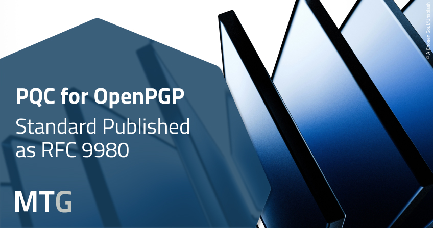 PQC – OpenPGP Standard Published as RFC 9980