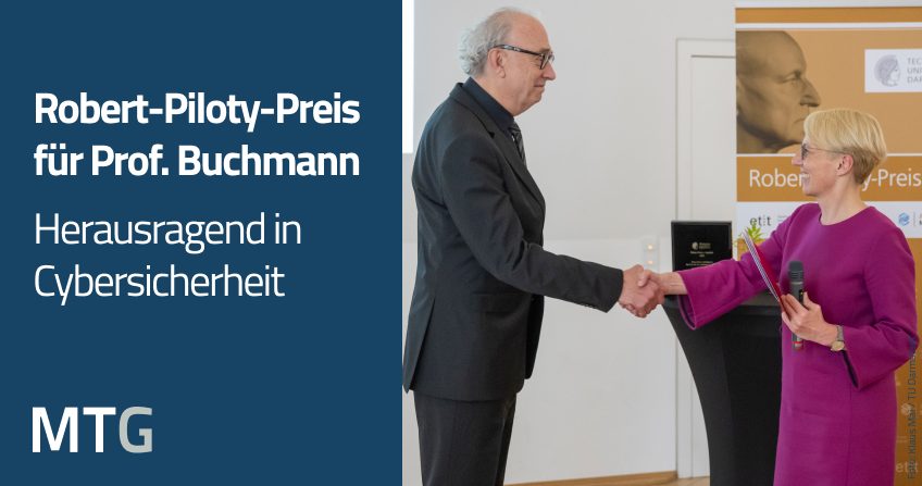 Auszeichnung für exzellente IT-Sicherheitsforschung! Auszeichnung für exzellente IT-Sicherheitsforschung!
